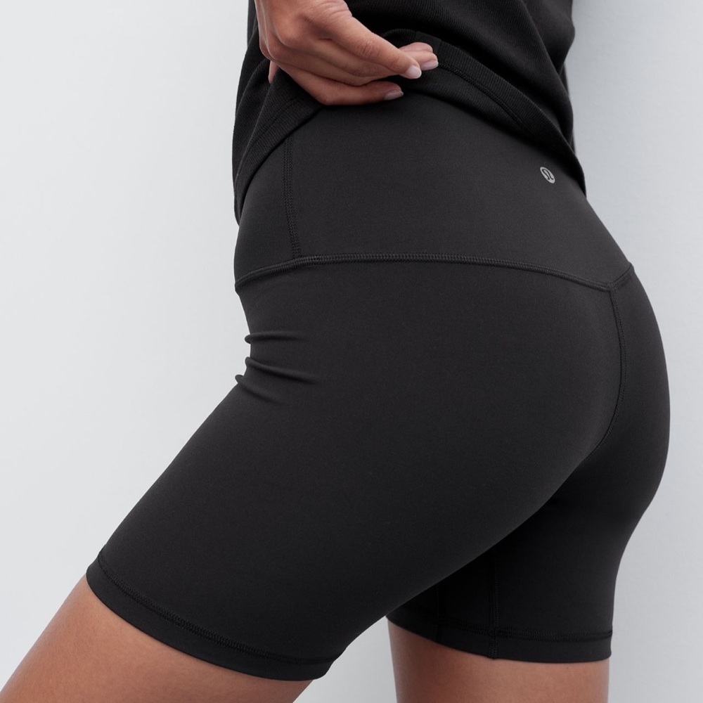 Lululemon black align high-rise short 6” size 2